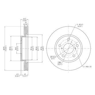 DFC® - GeoSpec® Plain Disc Brake Rotor