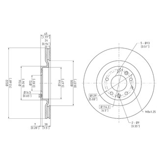 DFC® - GeoSpec® Vented Front Brake Rotor