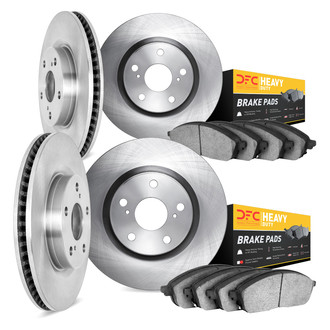 DFC® - Plain Front and Rear Brake Kit with Heavy Duty Brake Pads