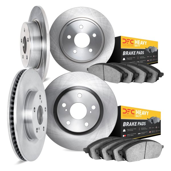 DFC® - Plain Front and Rear Brake Kit with Heavy Duty Brake Pads