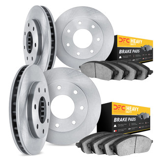 DFC® - Plain Front and Rear Brake Kit with Heavy Duty Brake Pads
