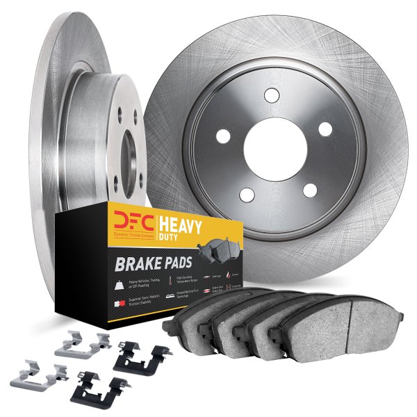 DFC® - Plain Rear Brake Kit with Heavy Duty Brake Pads