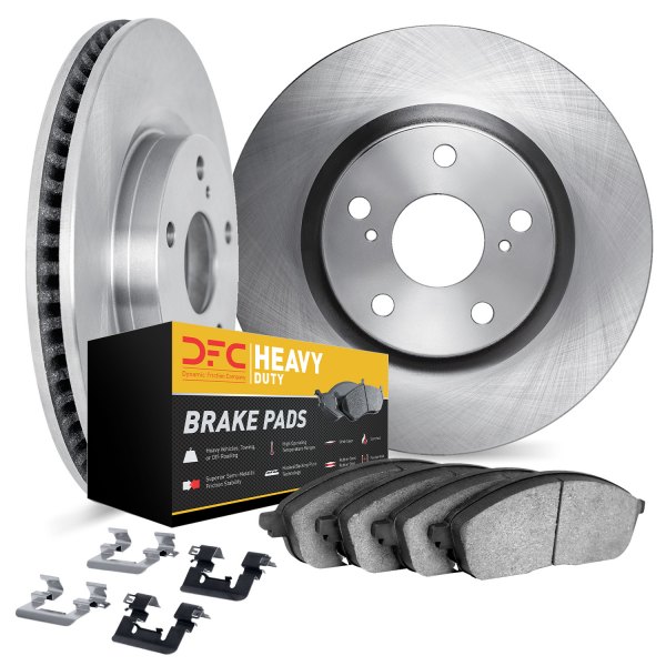 DFC® - Plain Front Brake Kit with Heavy Duty Brake Pads