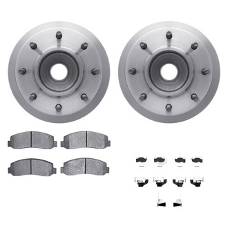 DFC® - Plain Front Brake Kit with Heavy Duty Brake Pads