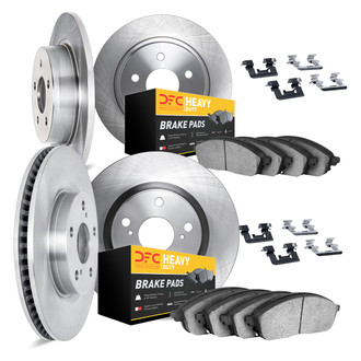 DFC® - Plain Front and Rear Brake Kit with Heavy Duty Brake Pads