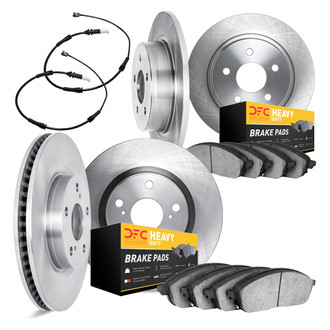 DFC® - Plain Front and Rear Brake Kit with Heavy Duty Brake Pads