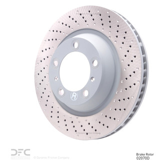 DFC® - GEOSPEC Drilled Front Passenger Side Brake Rotor