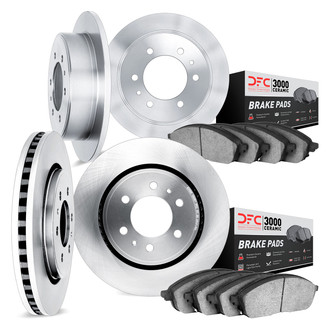 DFC® - Plain Brake Kit with 3000 Series Ceramic Brake Pads