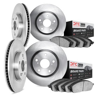 DFC® - Plain Brake Kit with 3000 Series Ceramic Brake Pads