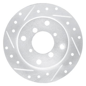DFC® - Premium Drilled and Slotted Rear Driver Side Brake Rotor