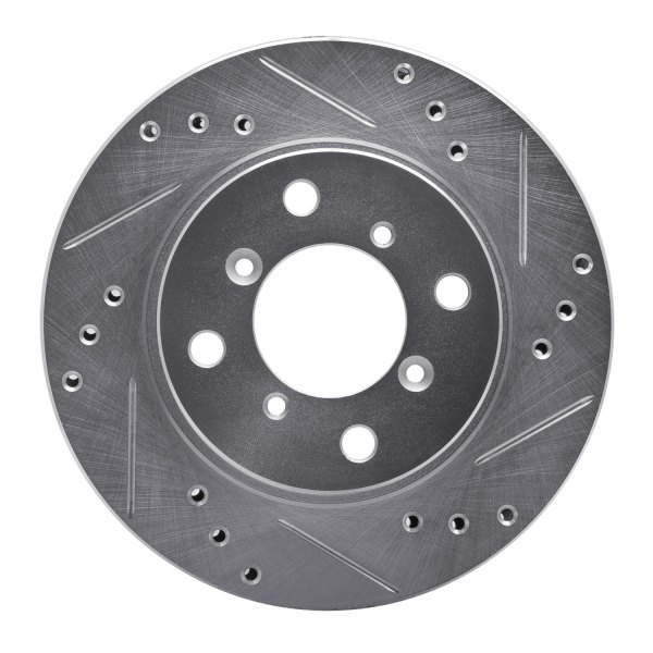 DFC® - Premium Drilled and Slotted Front Brake Rotor