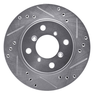 DFC® - Premium Drilled and Slotted Front Passenger Side Brake Rotor