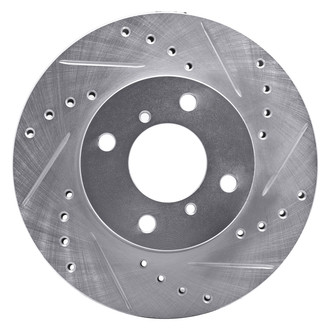DFC® - Premium Drilled and Slotted Front Passenger Side Brake Rotor