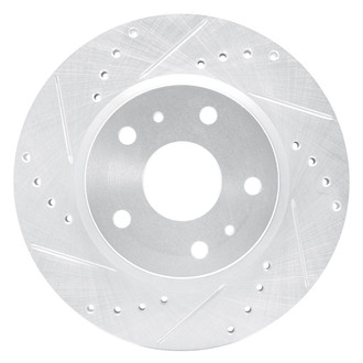 DFC® - Premium Drilled and Slotted Front Driver Side Brake Rotor