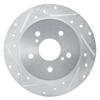 DFC® - Premium Drilled and Slotted Rear Driver Side Brake Rotor