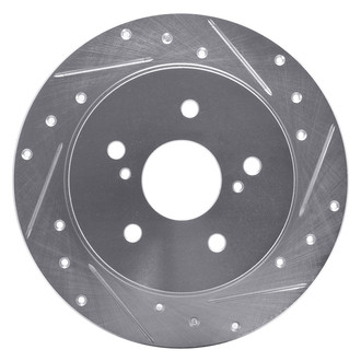 DFC® - Premium Drilled and Slotted Rear Passenger Side Brake Rotor