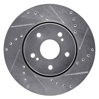 DFC® - Premium Drilled and Slotted Front Passenger Side Brake Rotor