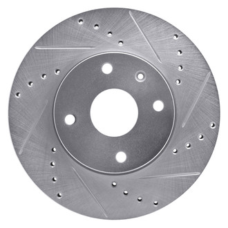 DFC® - Premium Drilled and Slotted Front Passenger Side Brake Rotor