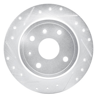 DFC® - Premium Drilled and Slotted Rear Driver Side Brake Rotor