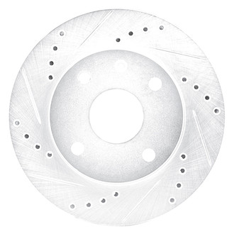 DFC® - Premium Drilled and Slotted Front Driver Side Brake Rotor
