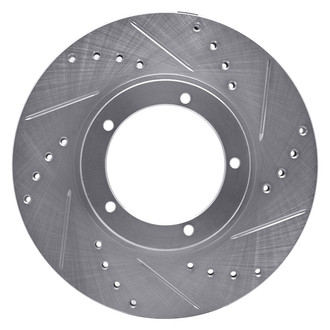 DFC® - Premium Drilled and Slotted Front Passenger Side Brake Rotor