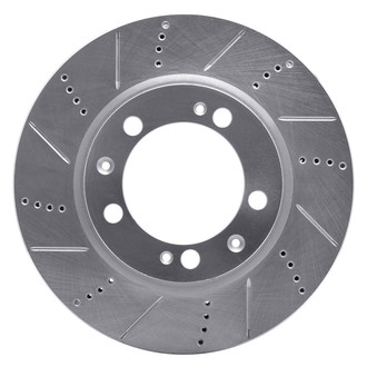 DFC® - Premium Drilled and Slotted Front Passenger Side Brake Rotor