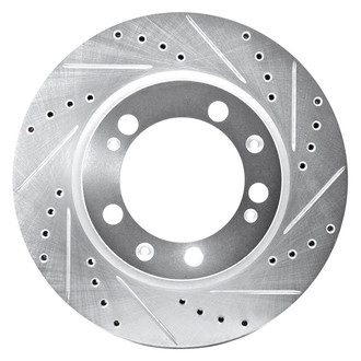 DFC® - Premium Drilled and Slotted Front Driver Side Brake Rotor