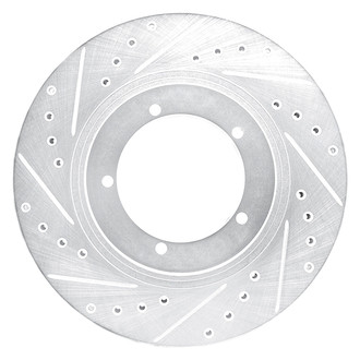 DFC® - Premium Drilled and Slotted Front Driver Side Brake Rotor