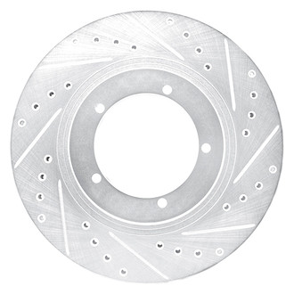 DFC® - Premium Drilled and Slotted Front Passenger Side Brake Rotor