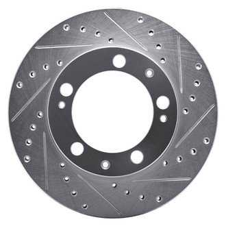 DFC® - Premium Drilled and Slotted Front Passenger Side Brake Rotor
