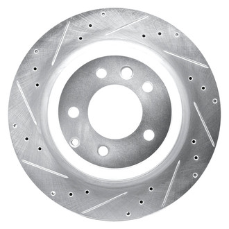DFC® - Premium Drilled and Slotted Rear Driver Side Brake Rotor