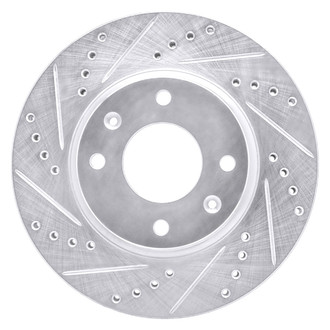 DFC® - Premium Drilled and Slotted Front Driver Side Brake Rotor