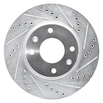 DFC® - Premium Drilled and Slotted Front Passenger Side Brake Rotor