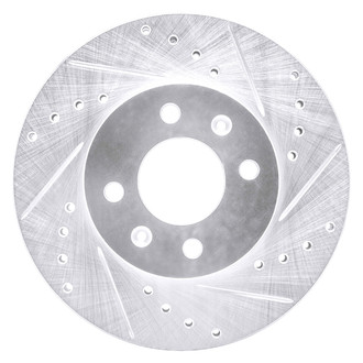 DFC® - Premium Drilled and Slotted Front Passenger Side Brake Rotor