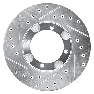 DFC® - Premium Drilled and Slotted Front Driver Side Brake Rotor