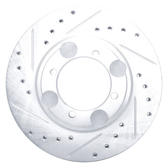 DFC® - Premium Drilled and Slotted Front Driver Side Brake Rotor