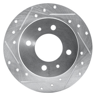 DFC® - Premium Drilled and Slotted Rear Driver Side Brake Rotor