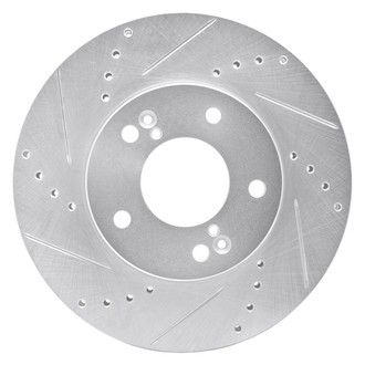 DFC® - Premium Drilled and Slotted Front Driver Side Brake Rotor