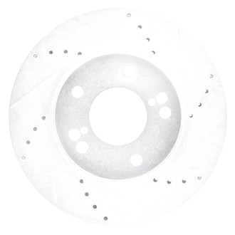 DFC® - Premium Drilled and Slotted Front Passenger Side Brake Rotor