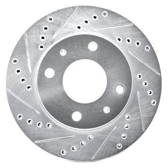 DFC® - Premium Drilled and Slotted Front Driver Side Brake Rotor