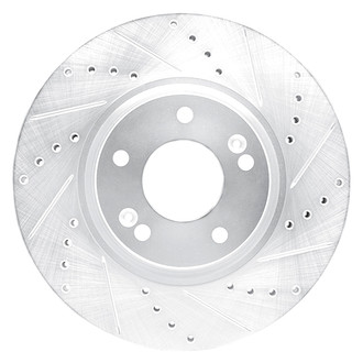 DFC® - Premium Drilled and Slotted Front Passenger Side Brake Rotor