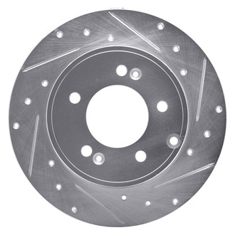 DFC® - Premium Drilled and Slotted Rear Passenger Side Brake Rotor