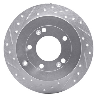 DFC® - Premium Drilled and Slotted Rear Driver Side Brake Rotor