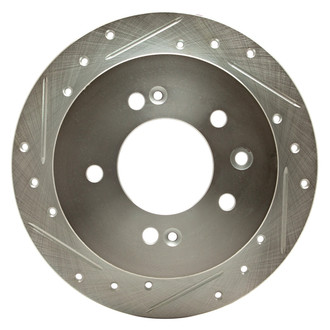 DFC® - Premium Drilled and Slotted Rear Driver Side Brake Rotor