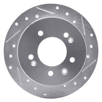 DFC® - Premium Drilled and Slotted Rear Passenger Side Brake Rotor