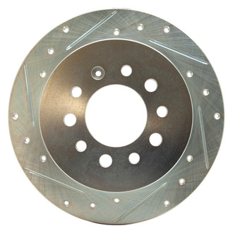 DFC® - Premium Drilled and Slotted Rear Driver Side Brake Rotor