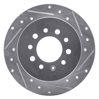 DFC® - Premium Drilled and Slotted Rear Passenger Side Brake Rotor