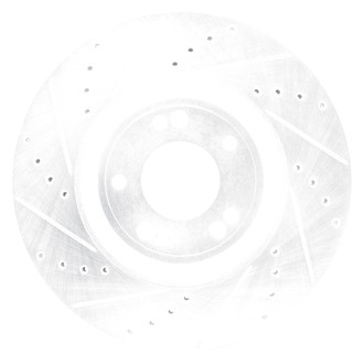 DFC® - Premium Drilled and Slotted Front Driver Side Brake Rotor
