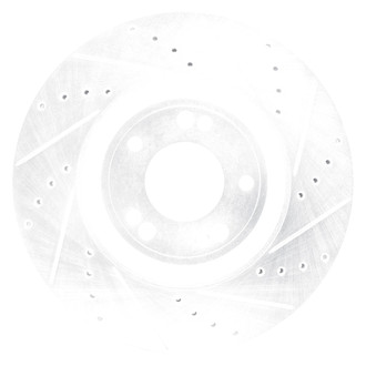 DFC® - Premium Drilled and Slotted Front Passenger Side Brake Rotor