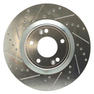 DFC® - Premium Drilled and Slotted Front Driver Side Brake Rotor